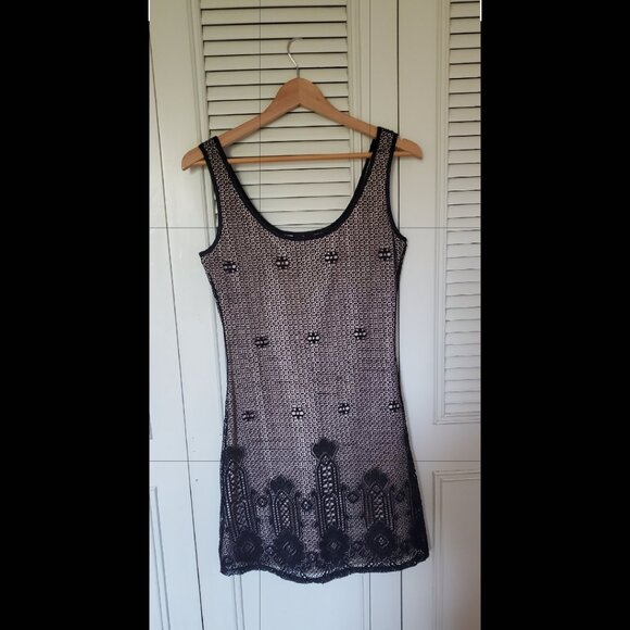 Crochet Mini Dress 6 - Picture 1 of 4